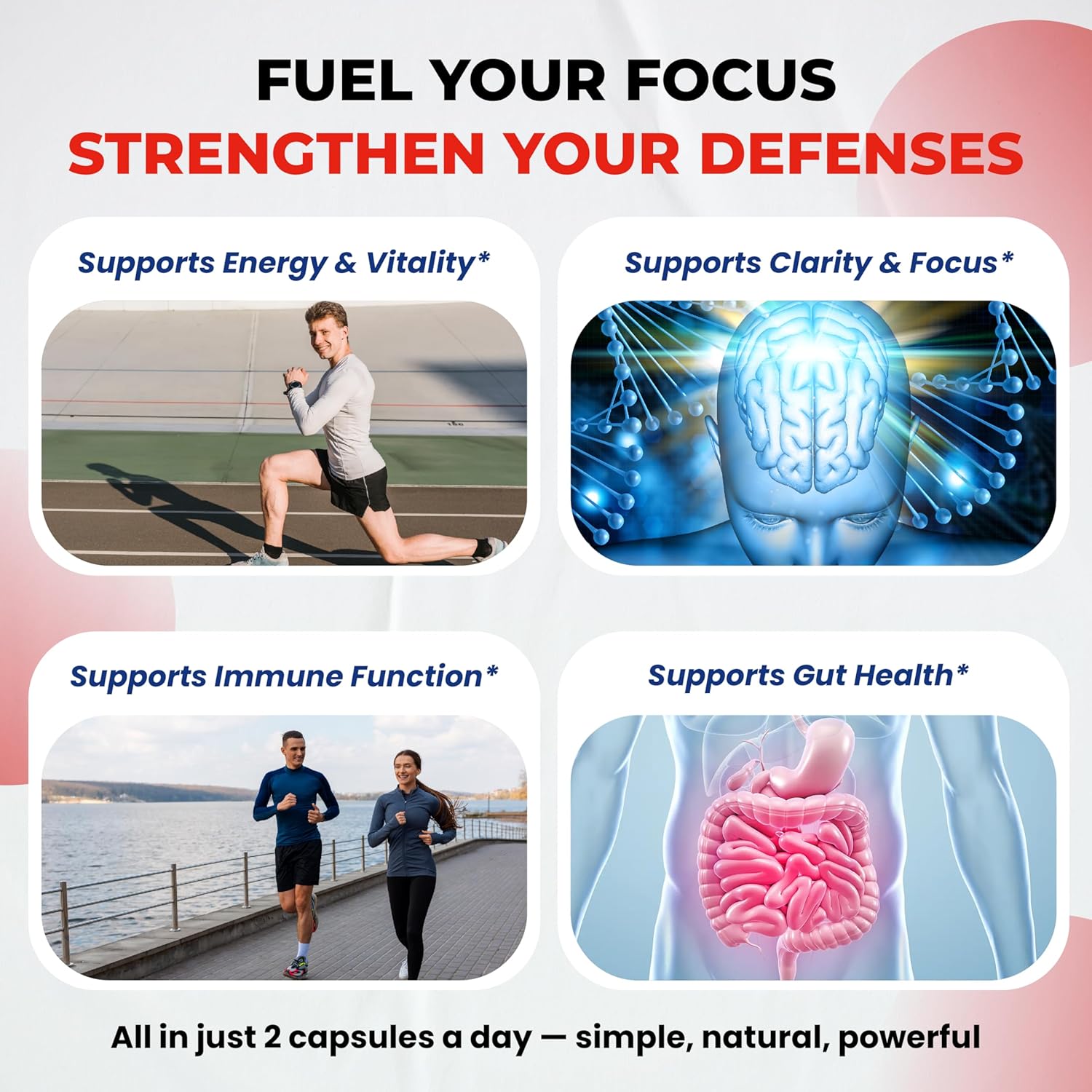 Ultra Mushroom Supplement Complex w Lion's Mane Cordyceps Maitake - 8 in 1 Mushroom Brain Supplements for Enhanced Clarity and Focus | 150 Capsules