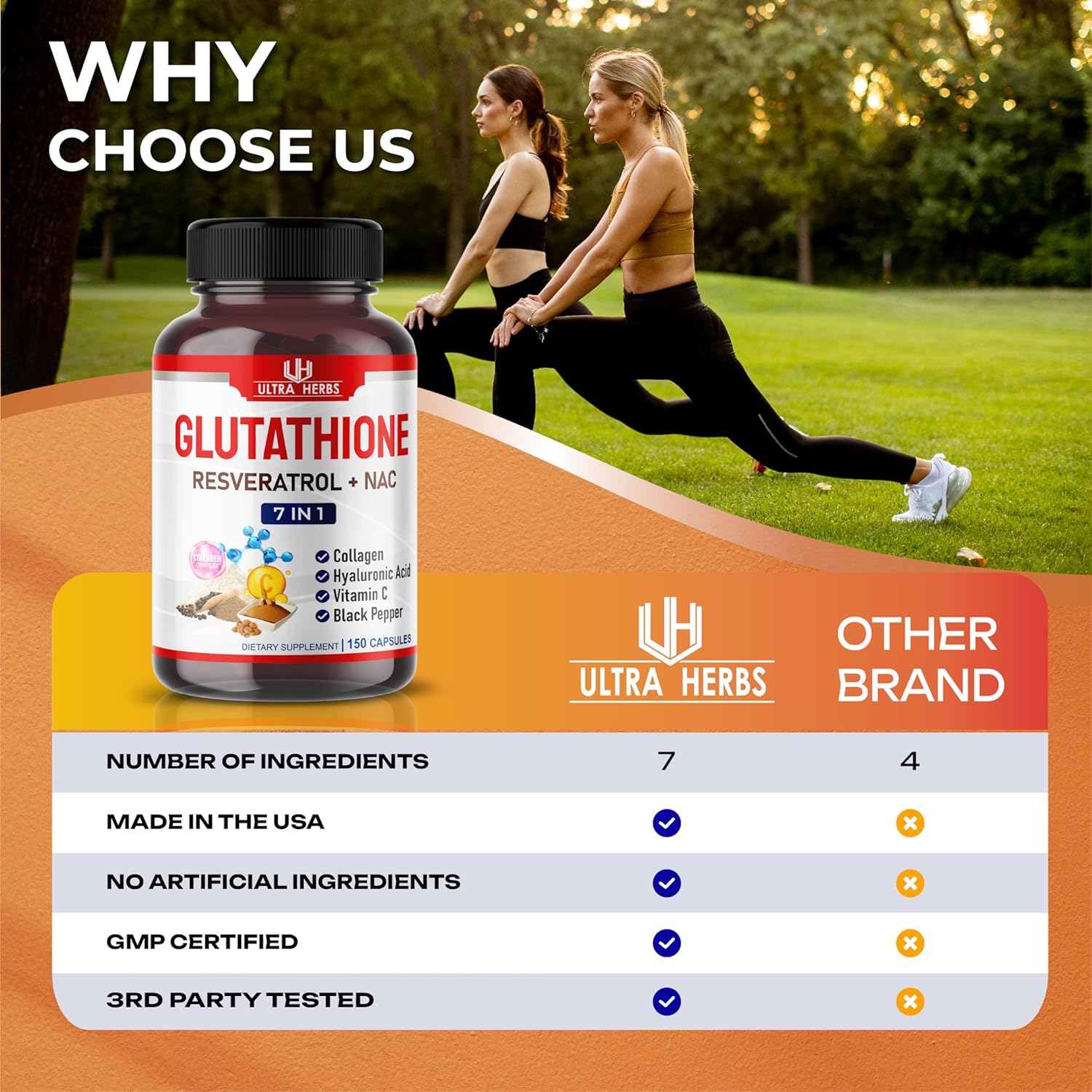 Glutathione NAC for Hair, Skin and Detox Support Ultra Herbs Glutathione NAC for Hair, Skin and Detox Support Ultra Herbs